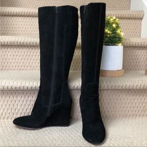 Nine West Black Heeled Boots